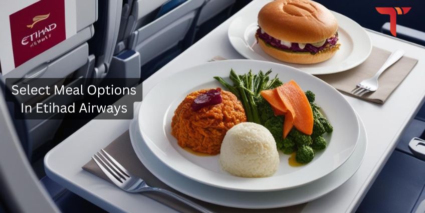 How to select meal option in etihad airways?