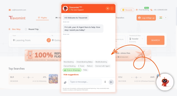 Travomint Chatbot: Instant Travel Assistance Anytime, Anywhere