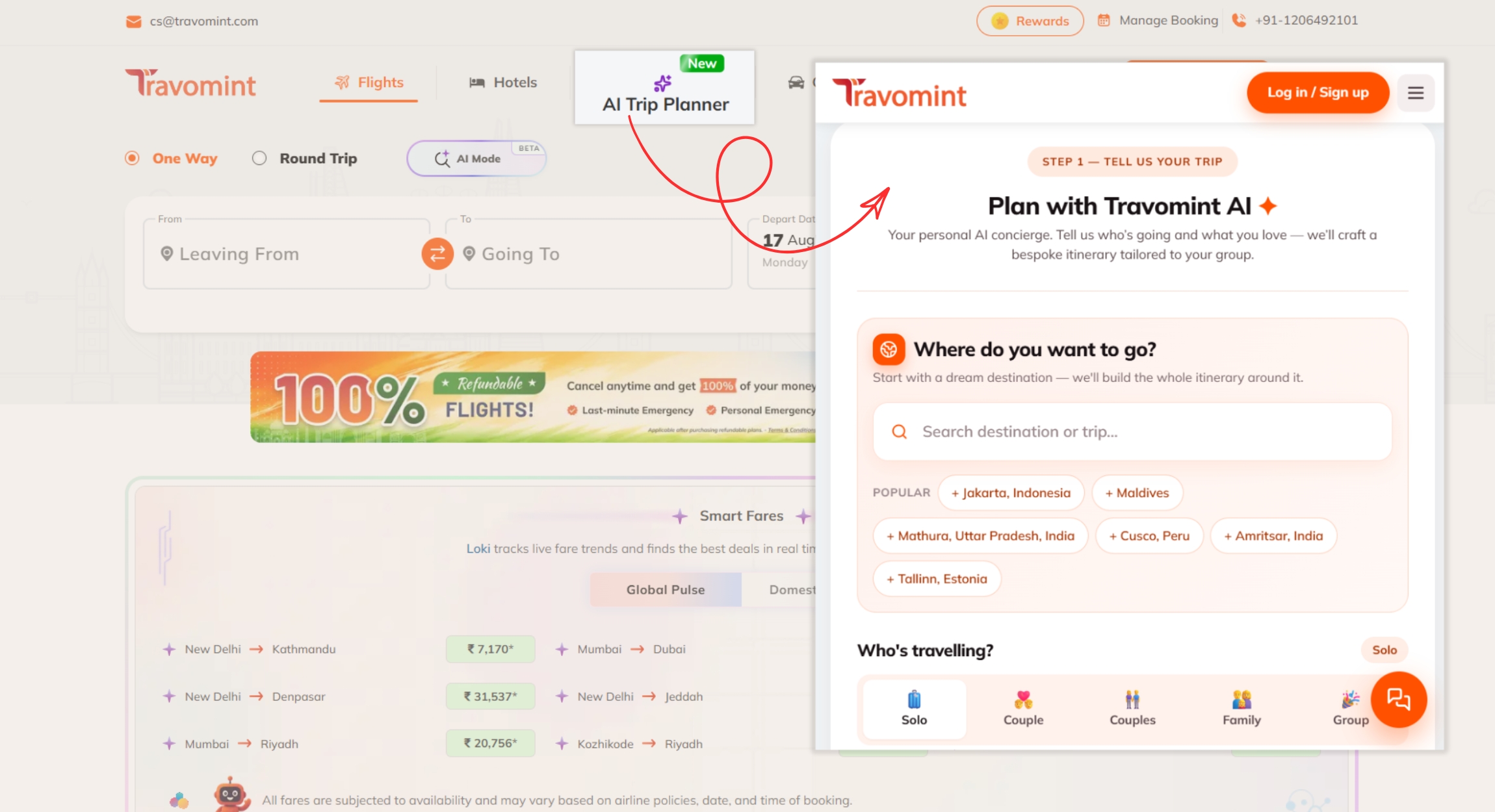 Smart Travel, Zero Stress: Meet Travomint’s AI Trip Planner