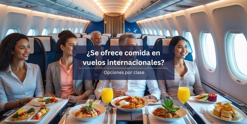 ¿Se Ofrece Comida en Vuelos Internacionales? Opciones por Clase