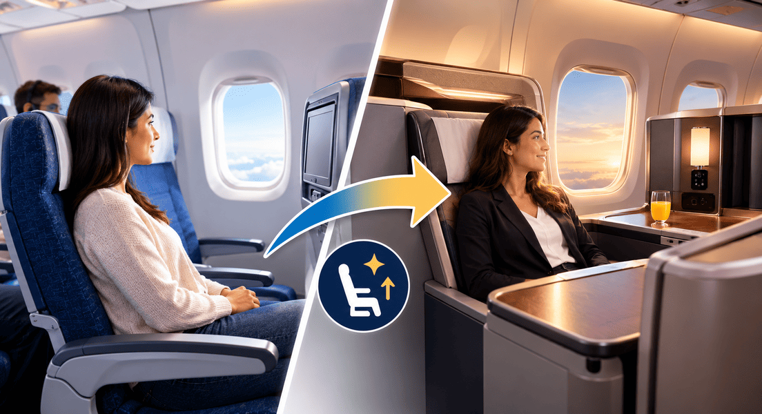 Economy Upgrade auf Business Class: Alle Optionen