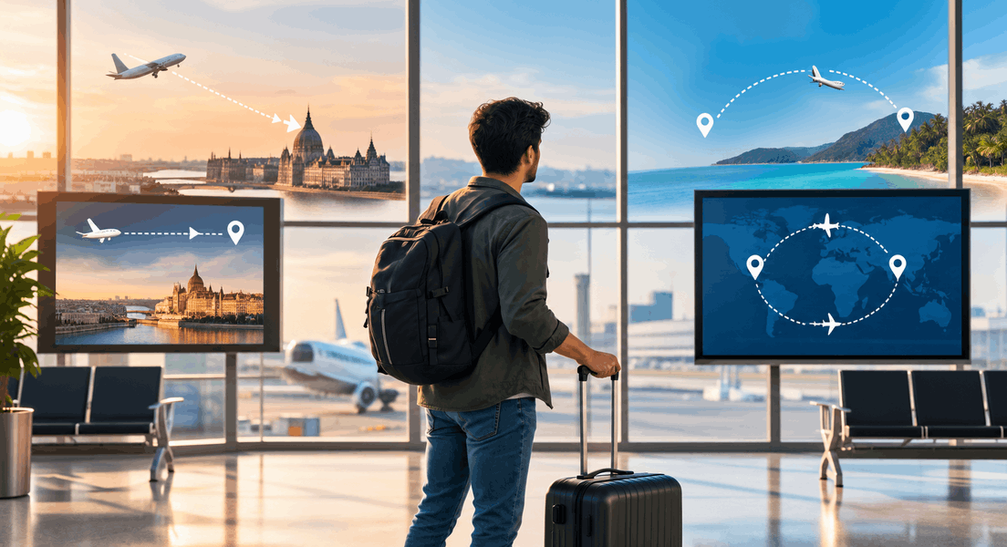 Welches Flugticket wählen? Hinflug oder Hin- und Rückflug