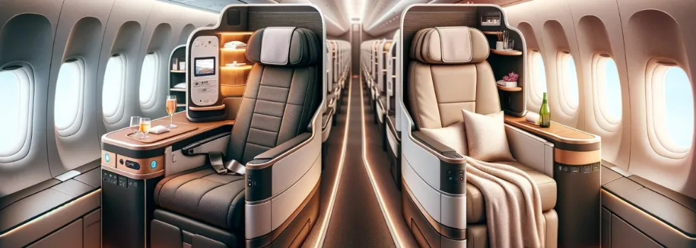 What is the difference between Emirates business and premium economy?