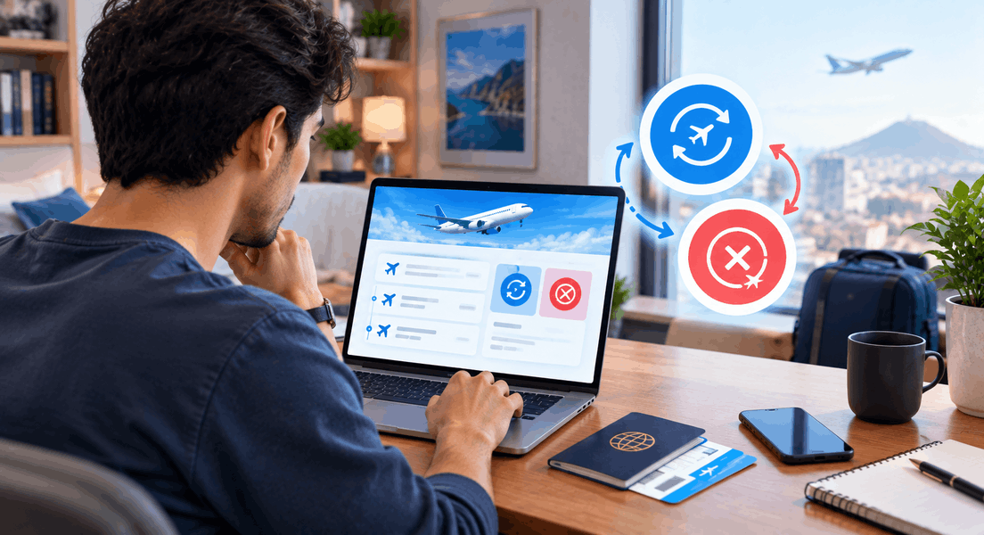 ¿Cómo puedo cambiar o cancelar mi vuelo?