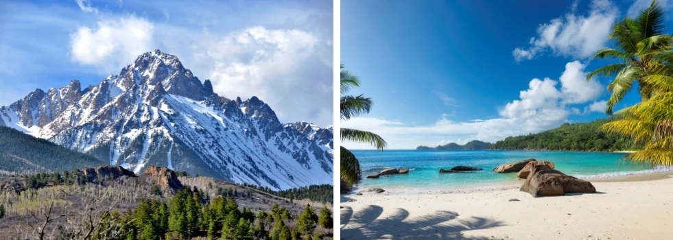 Which is better, mountains or beaches?