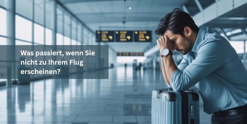 Was passiert, wenn Sie nicht zu Ihrem Flug erscheinen?