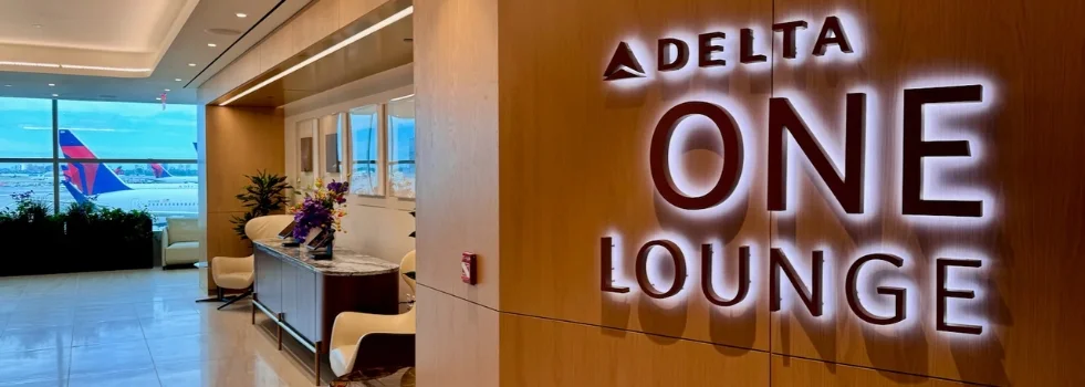 How do I get into Delta One Lounge?