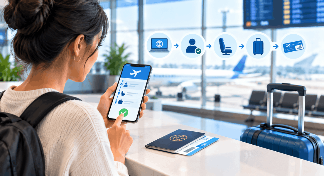 Olvídase del estrés: el check-in del vuelo, simplificado