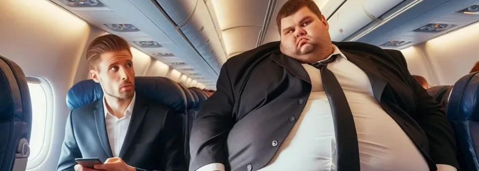 How do airlines handle obese passengers?