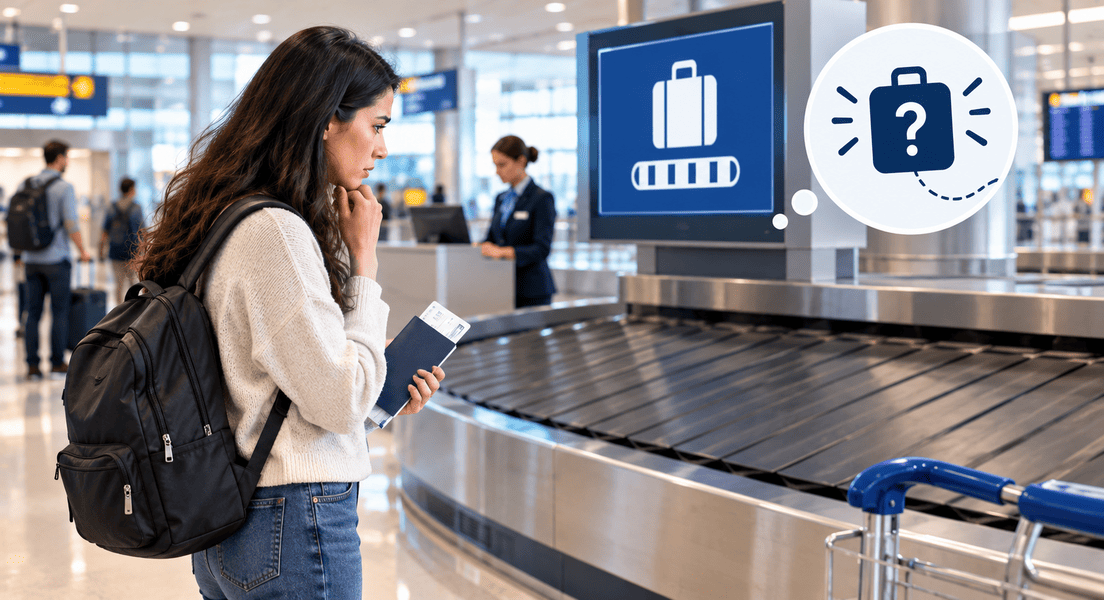 Was Tun bei Verlorenem Gepäck nach dem Flug?