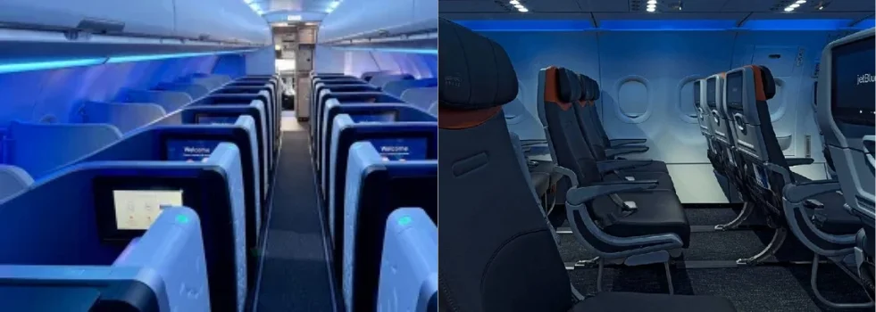 What is the difference between blue extra and blue on JetBlue?