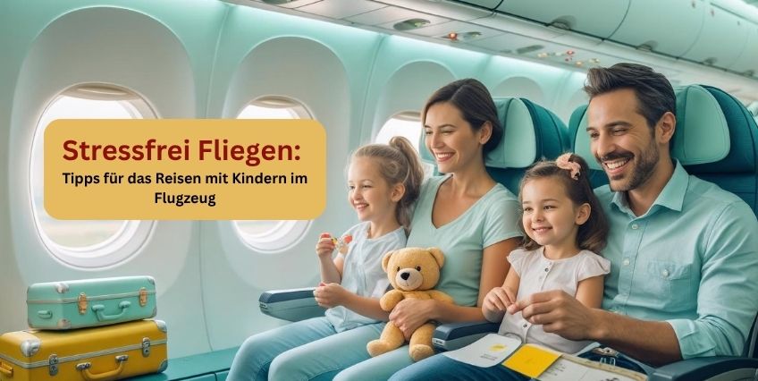Stressfrei Fliegen: Die besten Tipps für das Reisen mit Kindern