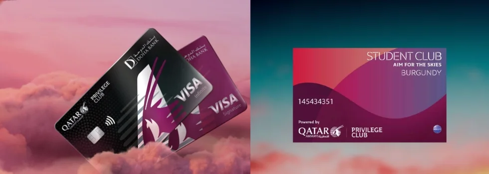 What is the difference between Privilege Club and Student Club in Qatar Airways?