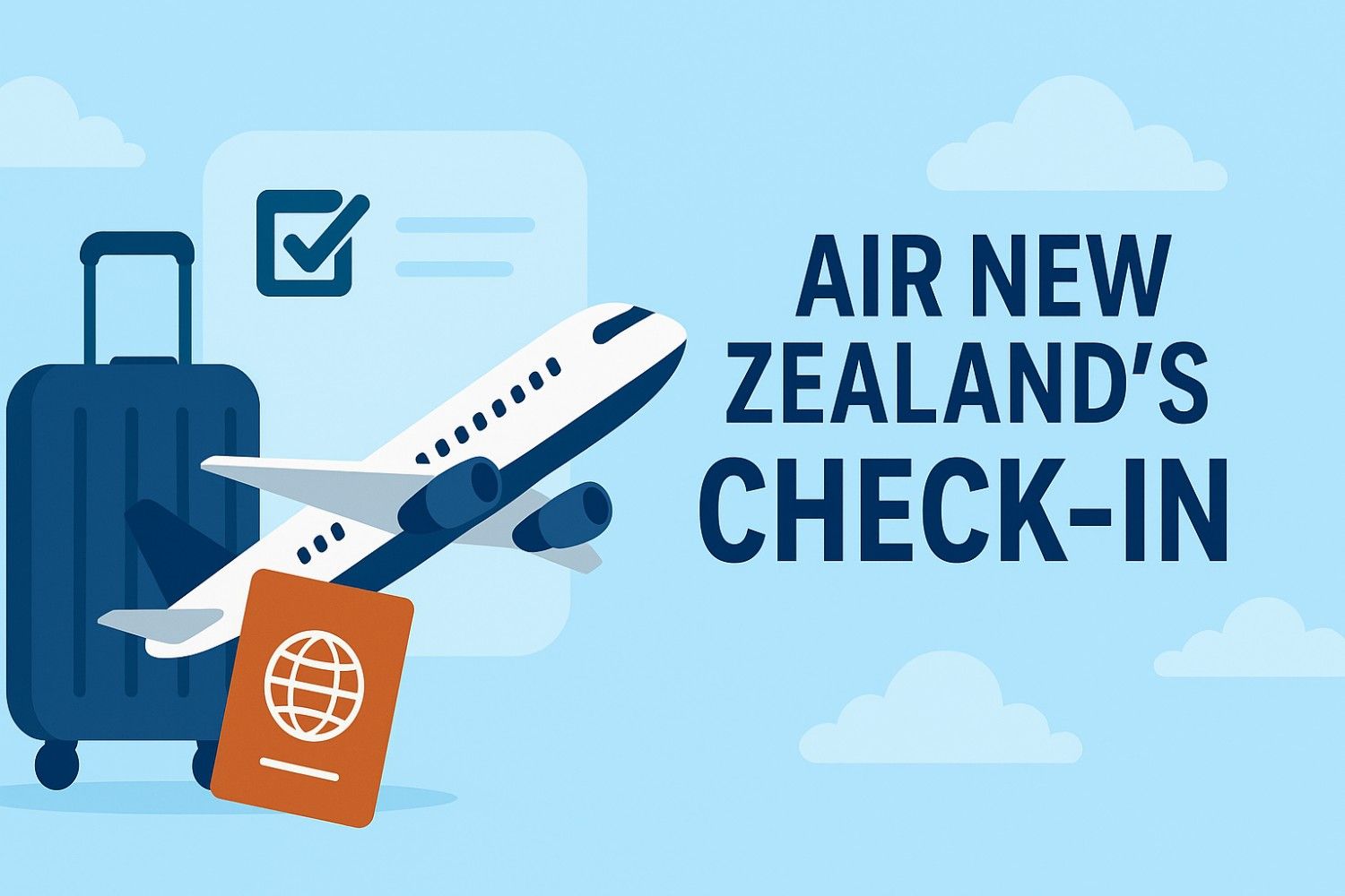 What time does Air New Zealand's check-in open?